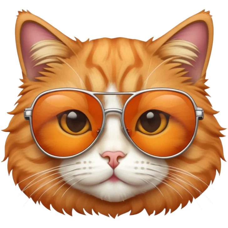 Cat wearing sunglasses emoji