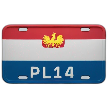 Polish license plate emoji