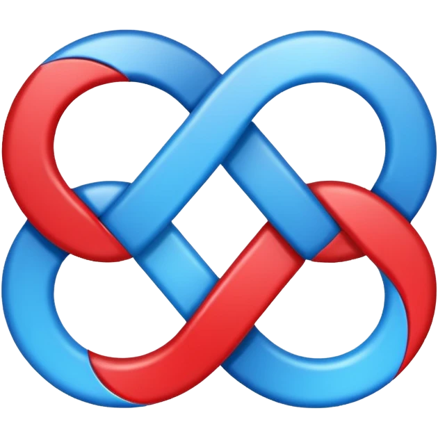 Devops  infinty logowith blue red combo  emoji