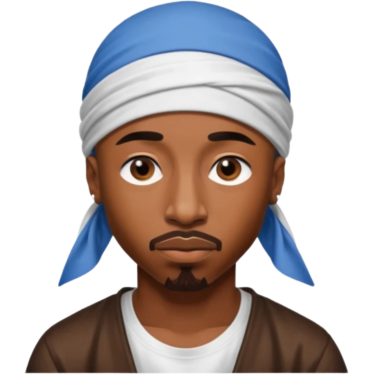 2Pac only face and durage emoji