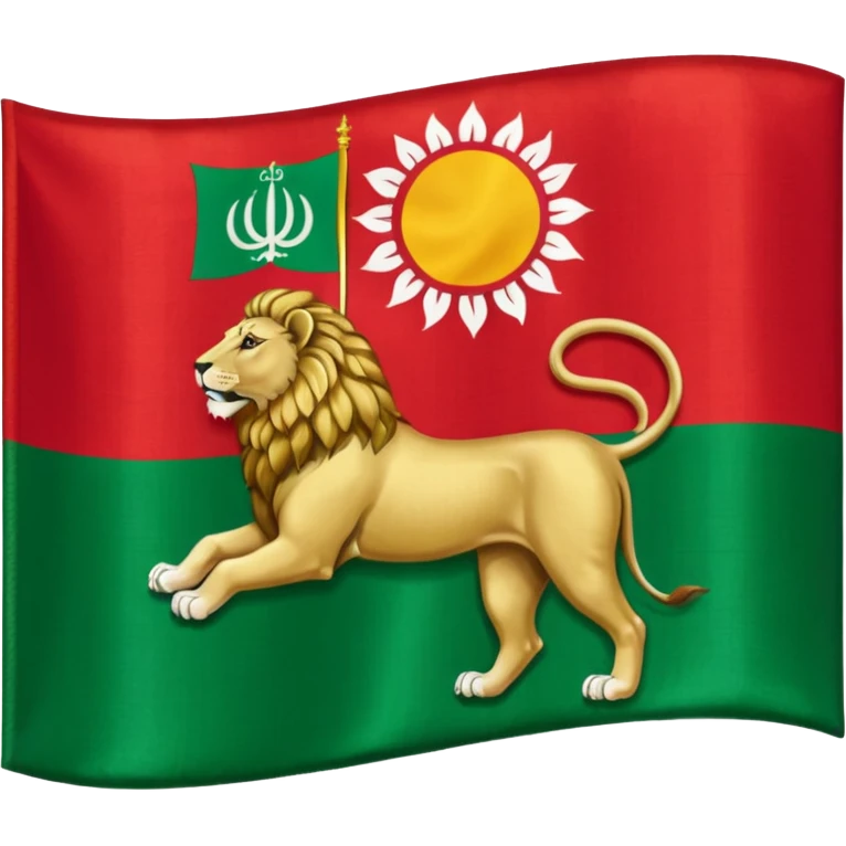Flag of Iran qajar emoji