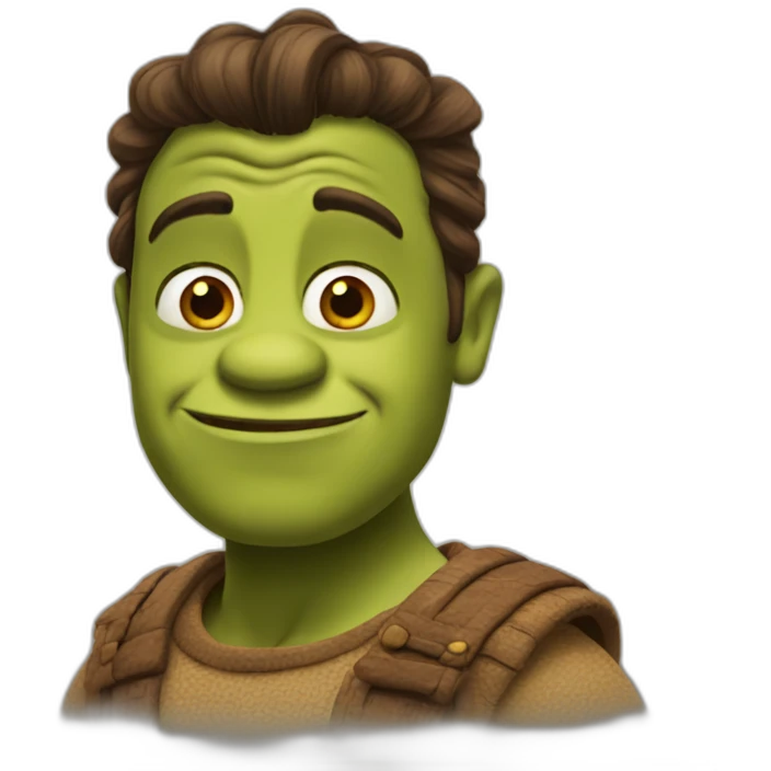 Brown shrek emoji