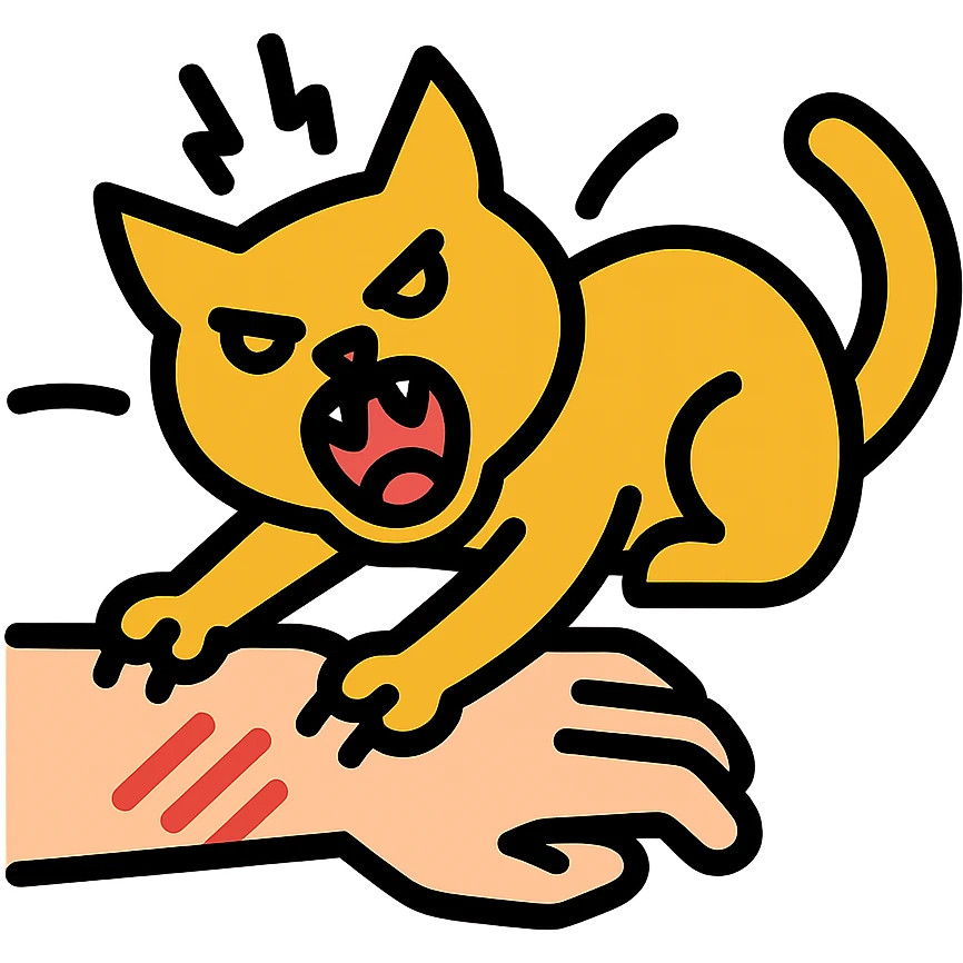 cat attack emoji