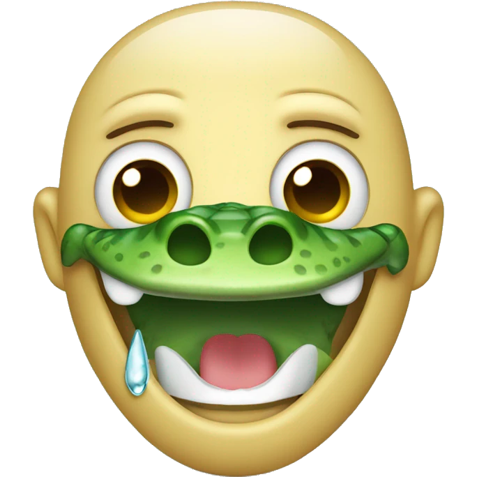 crocodile in tears emoji