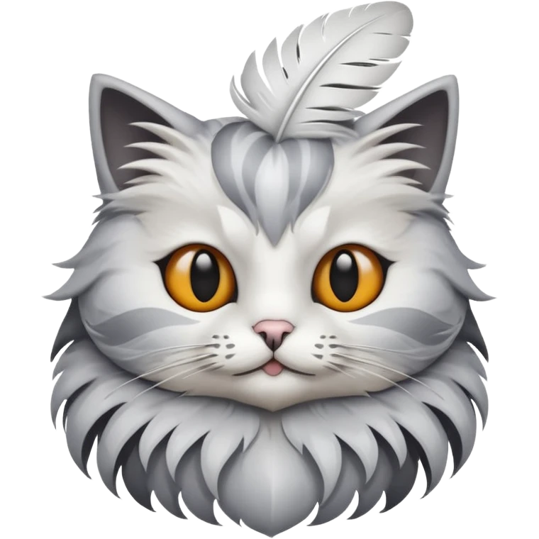 a cat in a bird shape whole  emoji