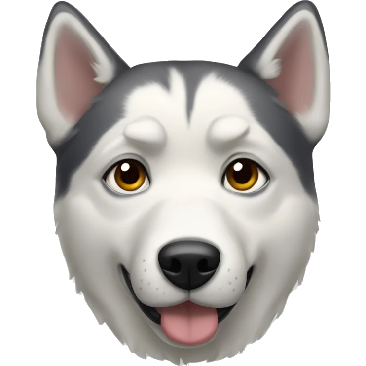 perro husky  emoji