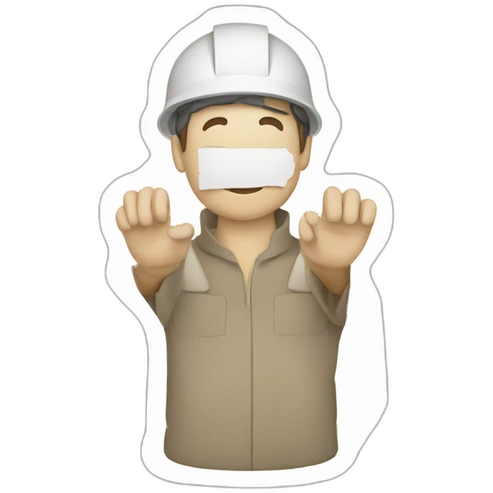 person with a blueprint in hands emoji