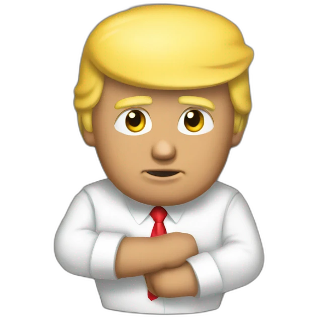 donald trump building a wall emoji
