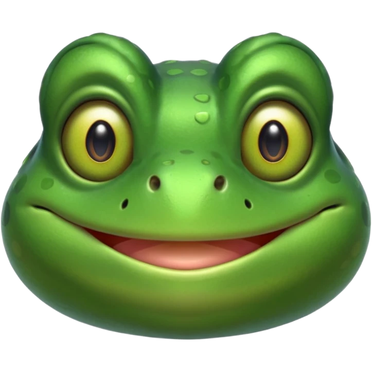 a smiling frog emoji