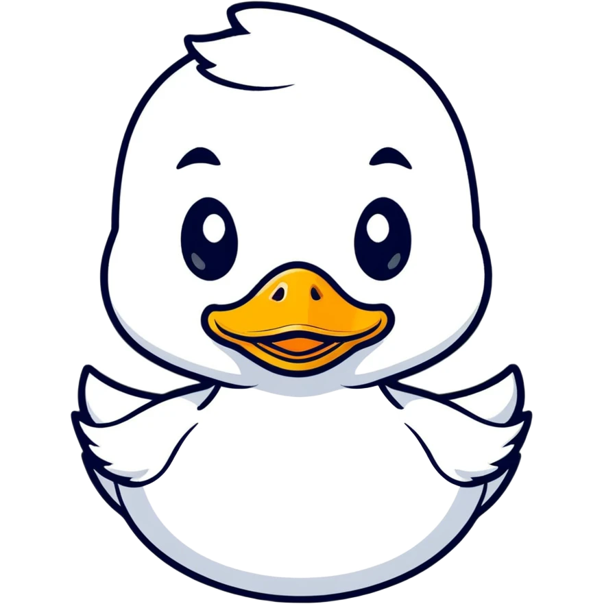 duck with laser eyes emoji