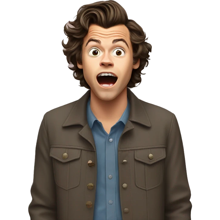 Harry Styles surprised emoji