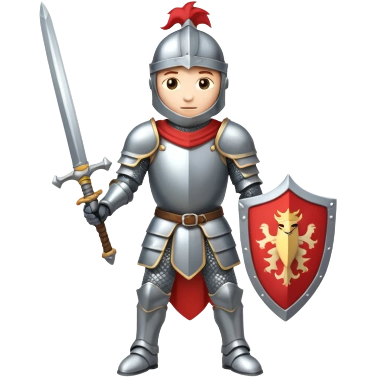 brave knight full body emoji
