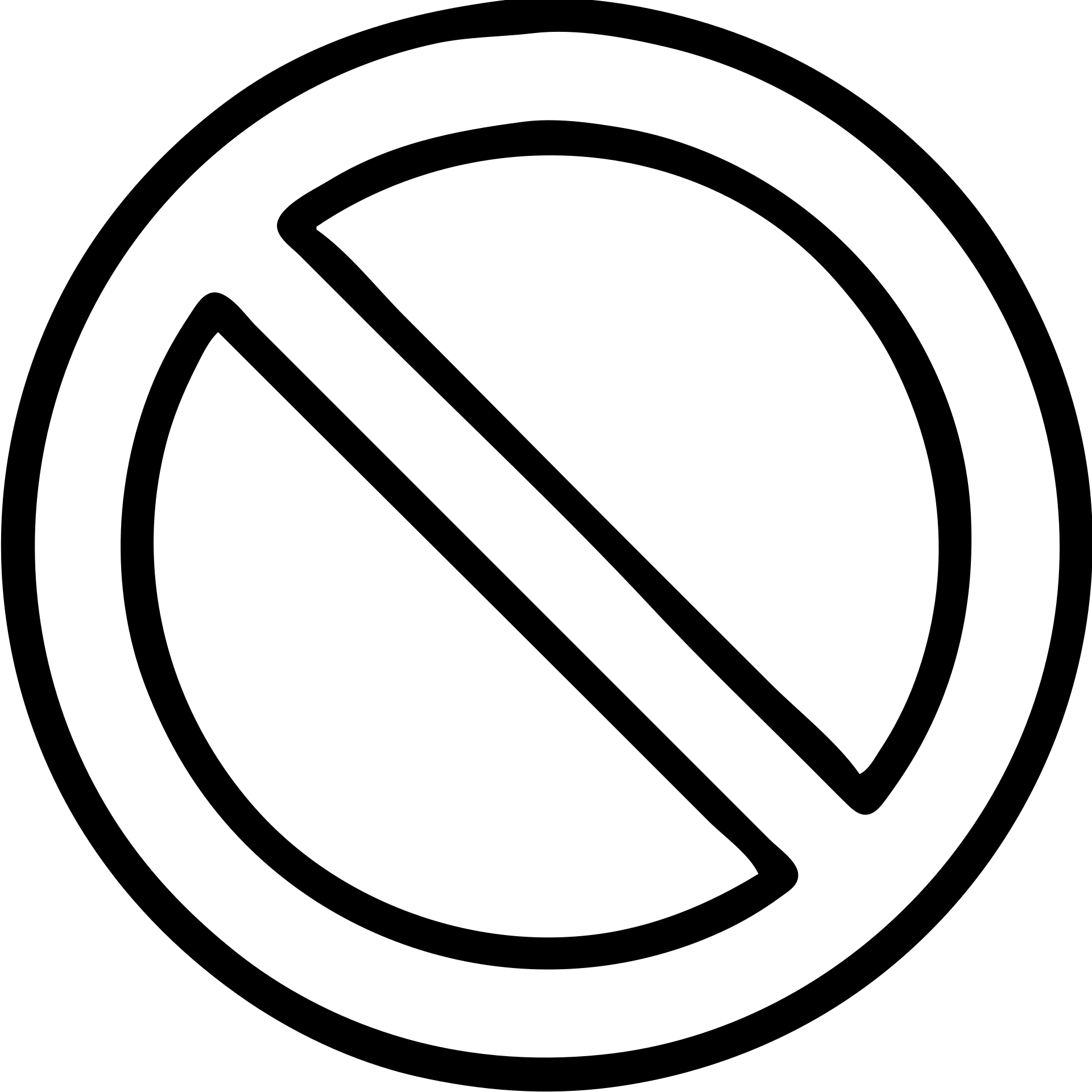 No entry sign, circle with diagonal line through emoji