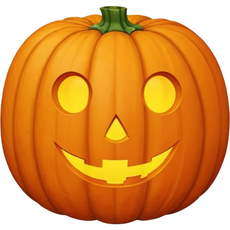 pumpkin no face emoji