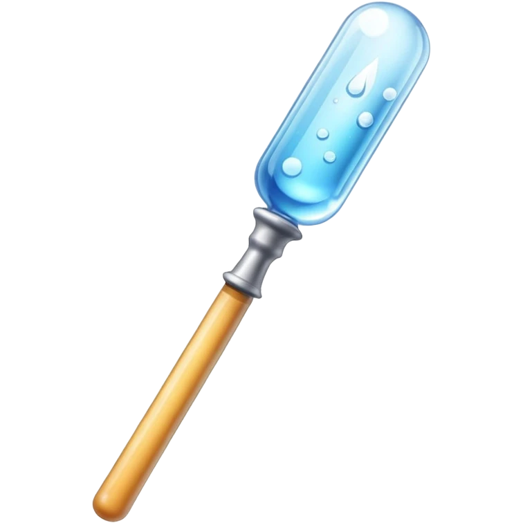 magic wand water 
 emoji