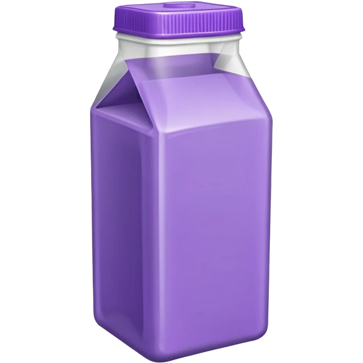 suco de caixinha branco e roxo emoji