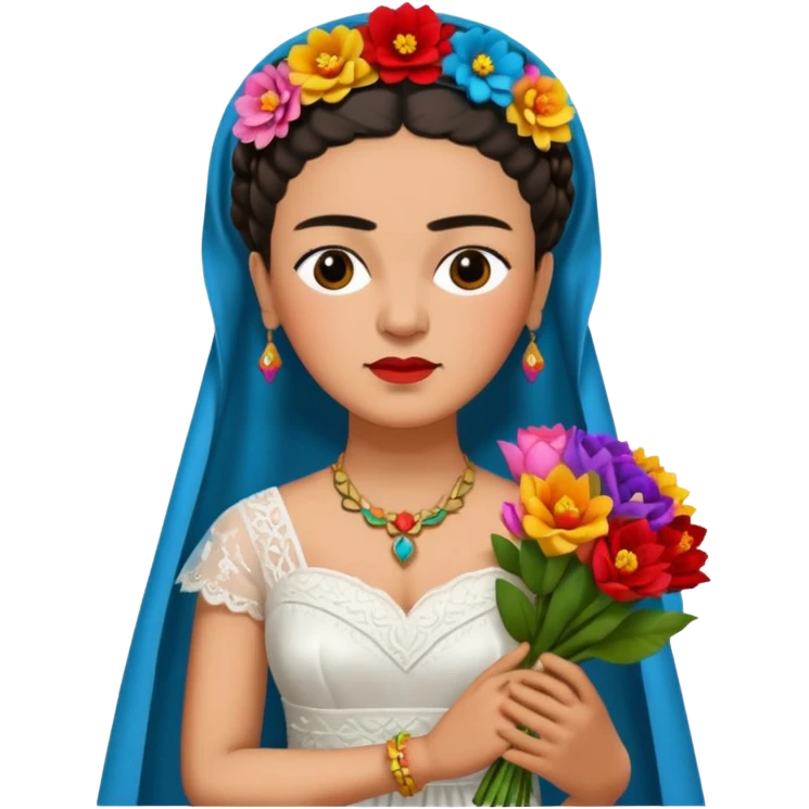 Frida Kahlo wedding emoji