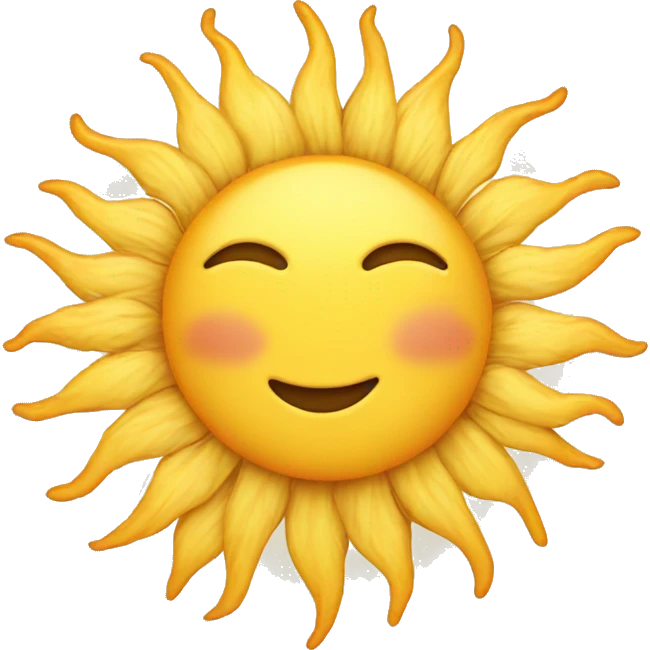 Sun emoji