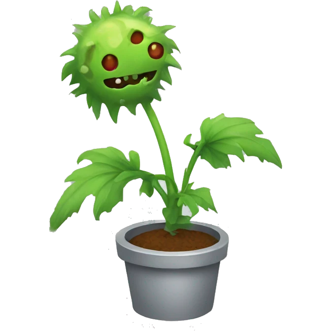 zombie plant emoji