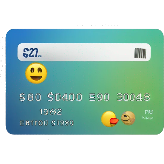 Payment card emoji
