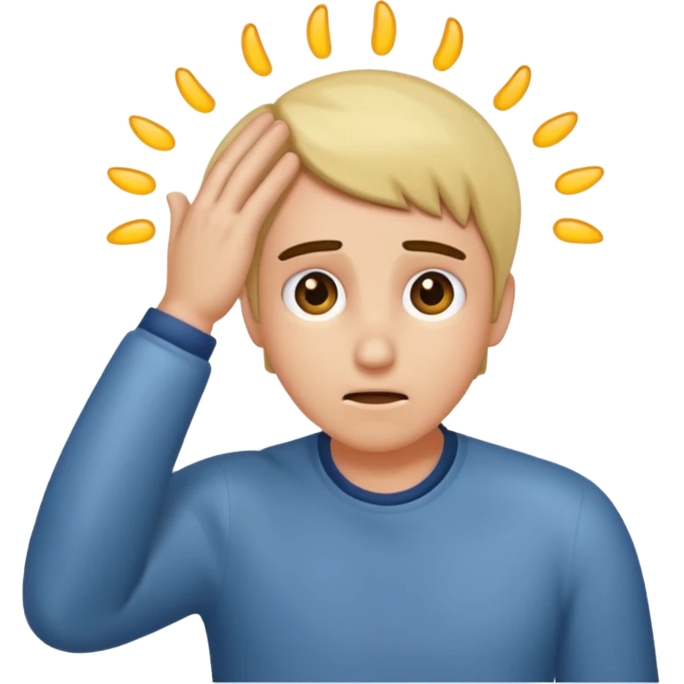 Astonished faint backwards with one hand on forehead emoji