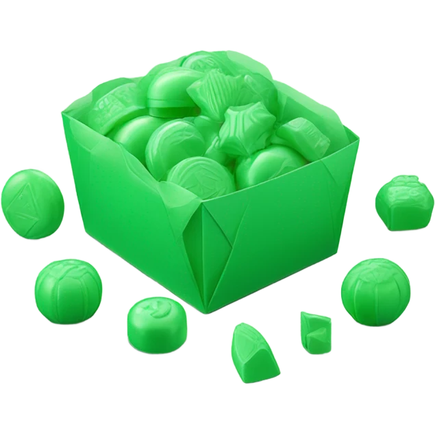 Mint candy emoji