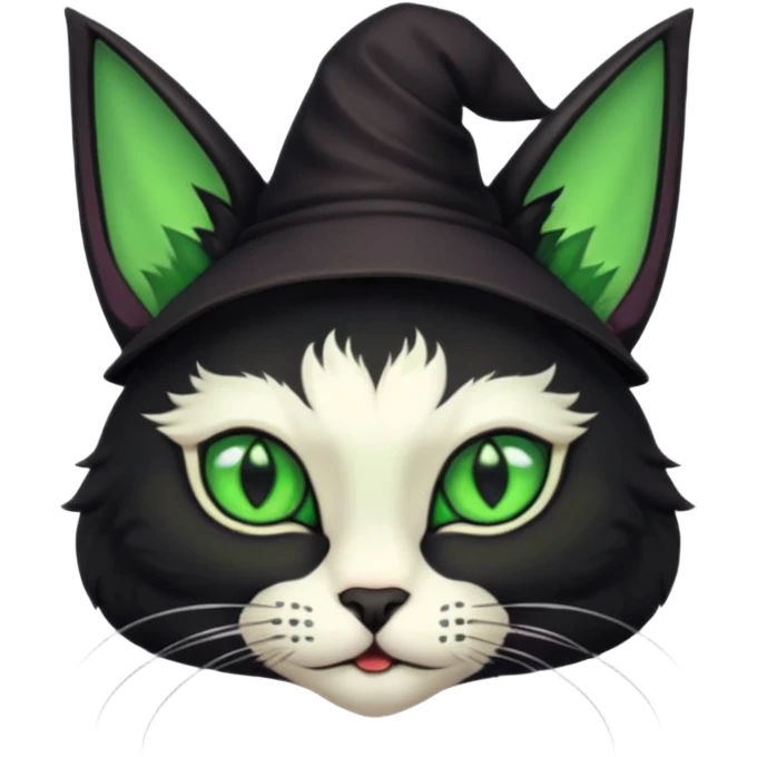 Gato brujo emoji