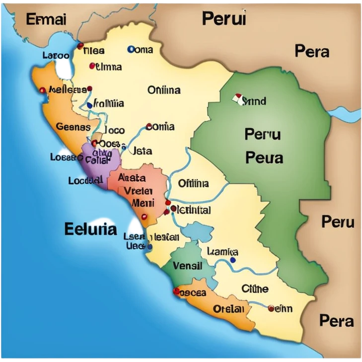 I want that you generate an correct Peru map emoji emoji