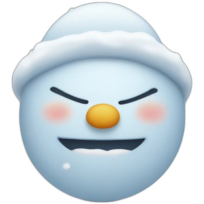 Snow men emoji