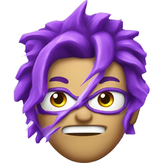 Lightning purple emoji