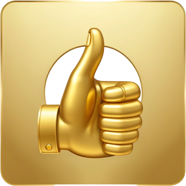 thumbs up emoji, positive and bold emoji