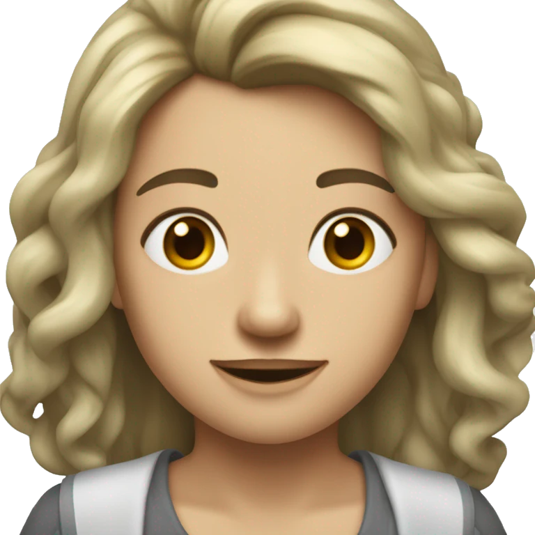 Бабушка с тёмными волосами  emoji