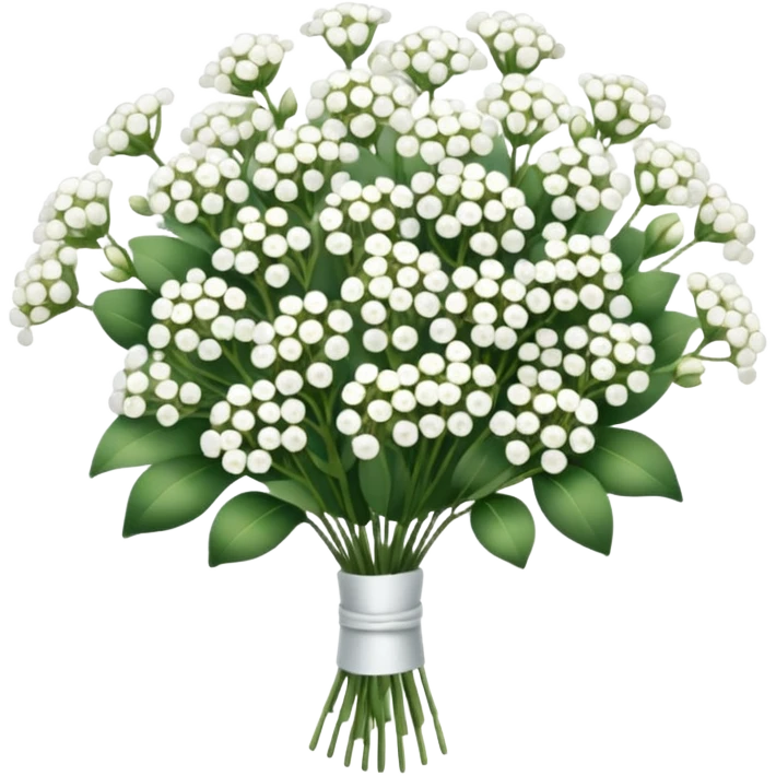 baby's breath bouquet emoji