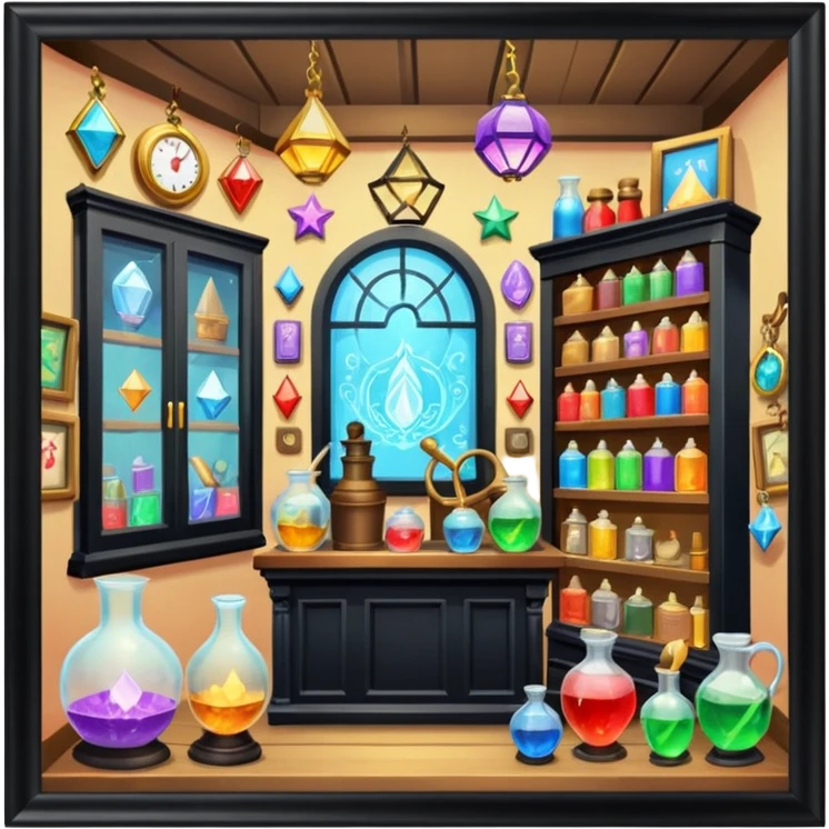 Magic Shop in Harry Potter film
 emoji