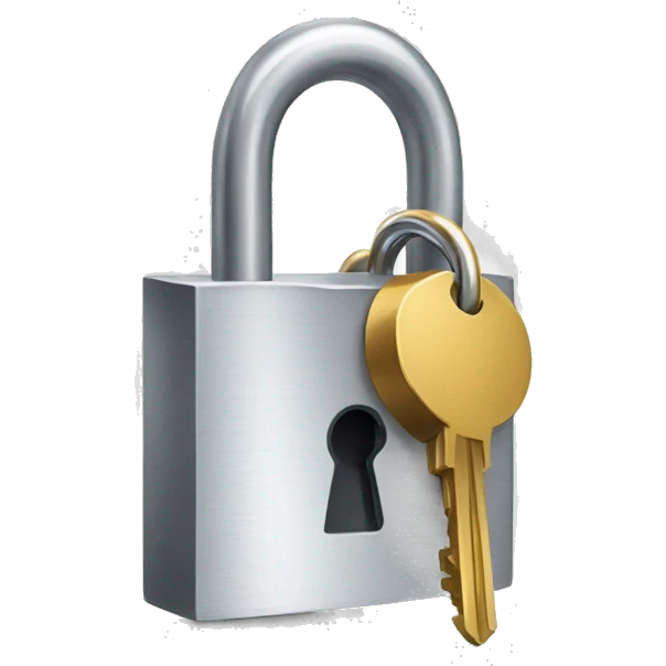 unlock padlock emoji