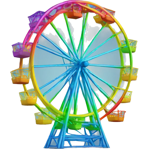 rainbow ferris wheel emoji