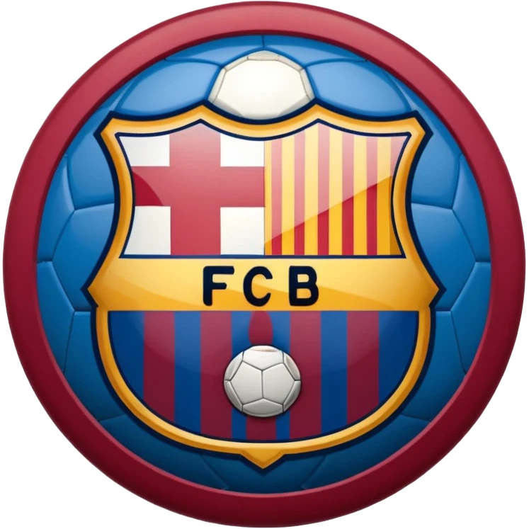 Fc Barcelona logo emoji