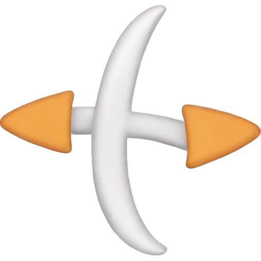 A boomerang  emoji