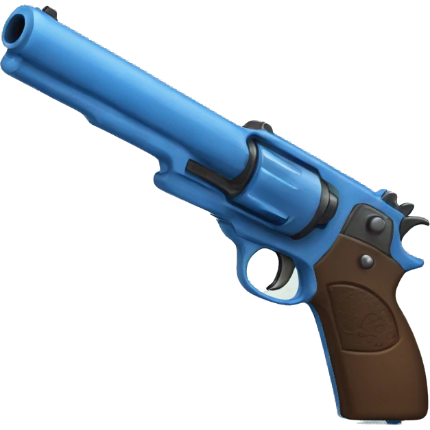 Blue gun emoji