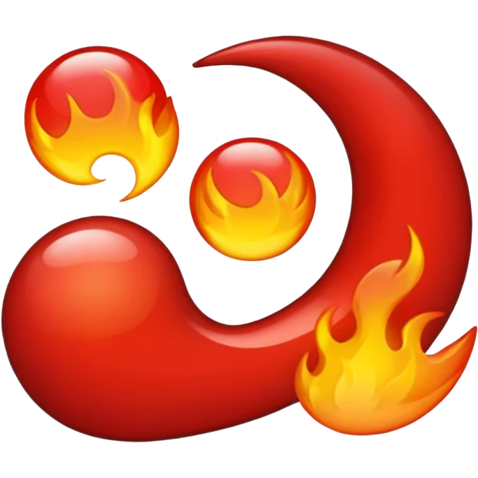 Hot sticker emoji
