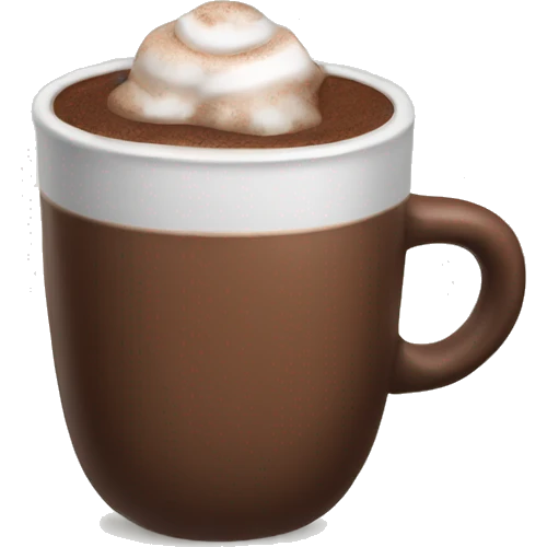 hot chocolate emoji