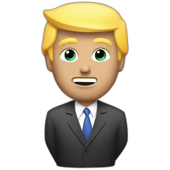 Donald Trump being a video editor emoji