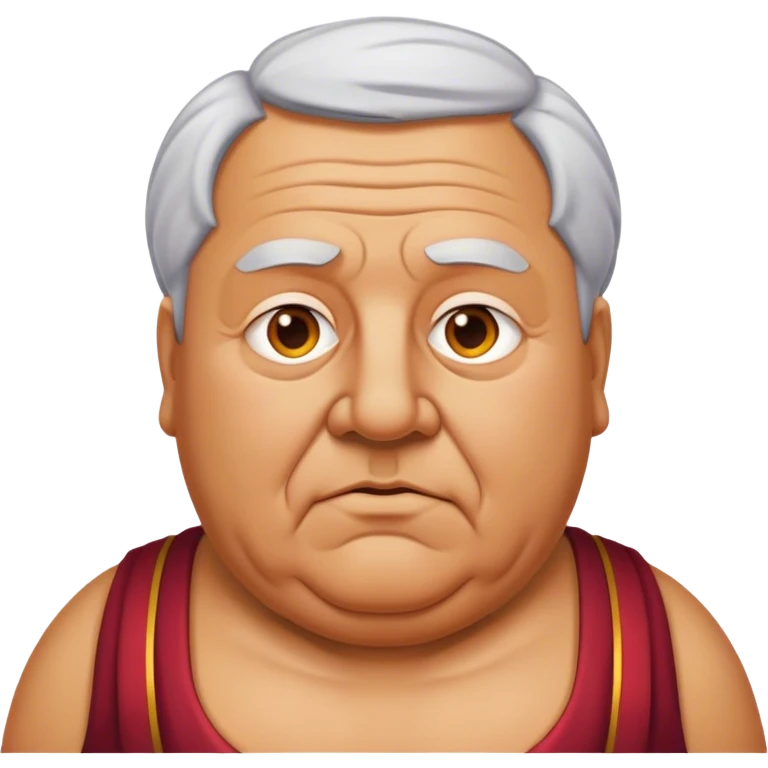 Fat Grandad Roman emoji
