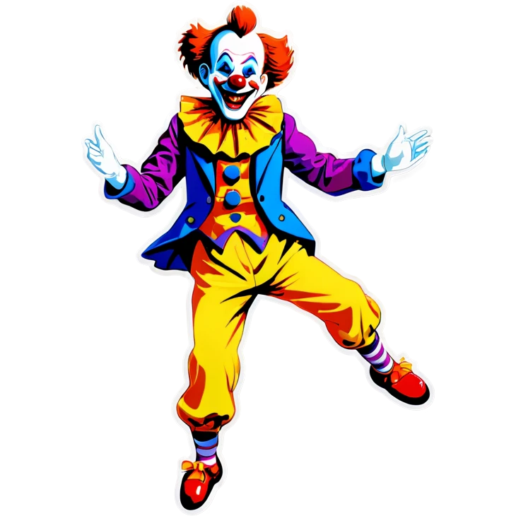 Clown dancing  emoji