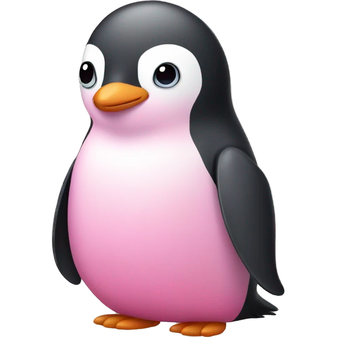 Pink penguin  emoji