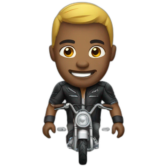 Moto biker emoji