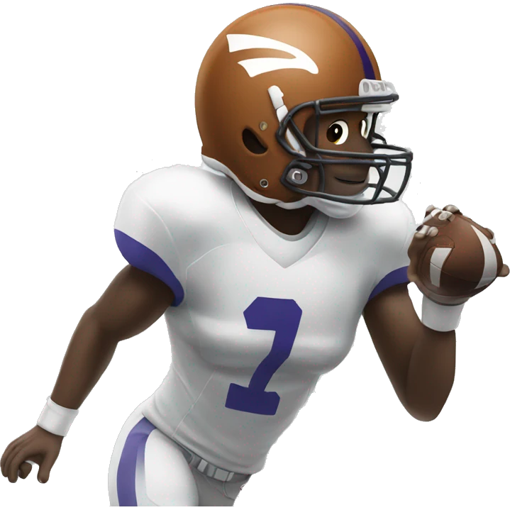 Football flying emoji