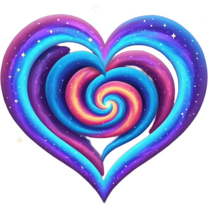 galaxy heart  emoji