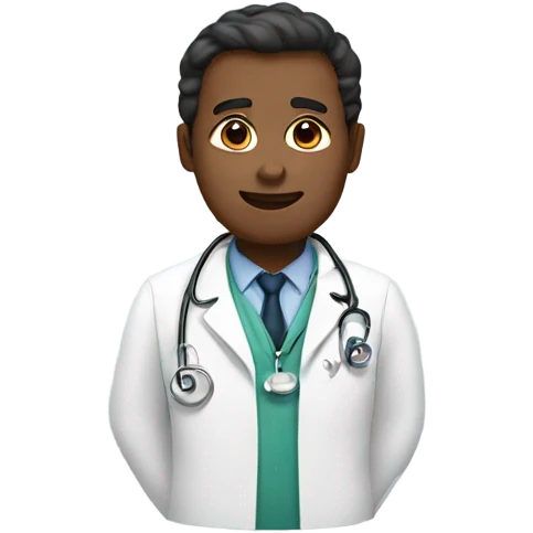The heart of a doctor emoji