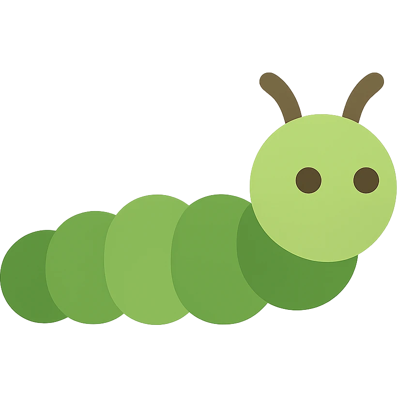 Caterpillar emoji